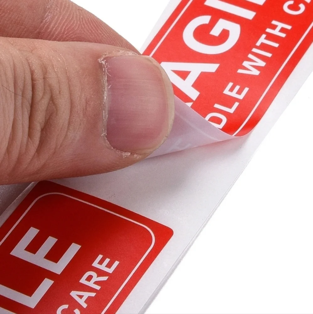 FRAGILE Handle w/Care 100 Count Mailing Shipping Moving Stickers NWT